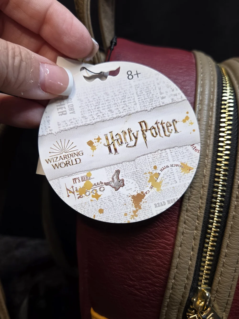 Ron Weasley Loungefly Harry Potter Mini Backpack Exclusive Gryffindor NWT